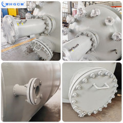 6400L Stainless Steel Cladding Plate Jacketed Tank Reactor Pressure Vessel with Magnetic Sealing Coupler for Chemical Industry