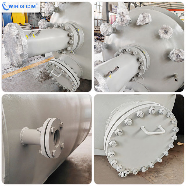 6400L Stainless Steel Cladding Plate Jacketed Tank Reactor Pressure Vessel with Magnetic Sealing Coupler for Chemical Industry