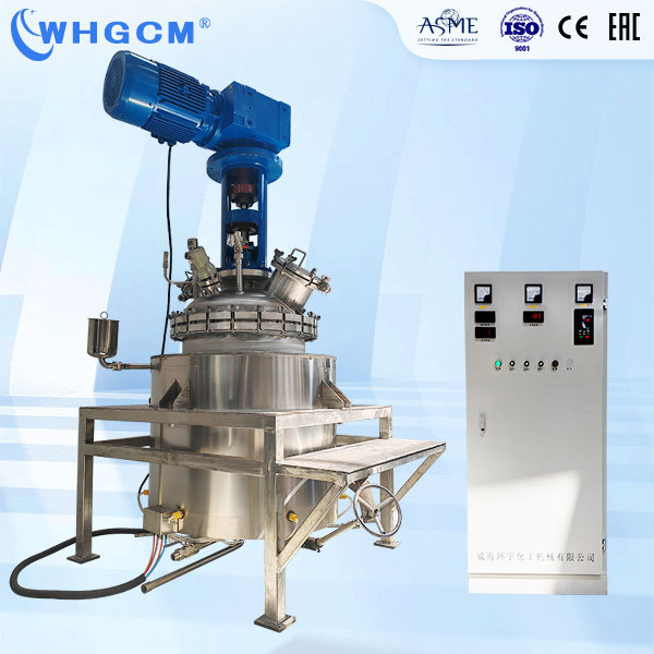 ASME CE EAC ISO Certified 300L Stainless Steel SS316L Electric Heating Pressure Tank Reactor With Mechanical sealed coupler