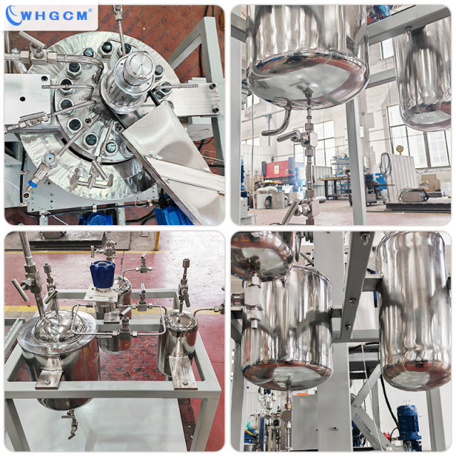 WHGCM New Hot Sell 10L High Pressure Stainless Steel Hydrogenation Reactor with Magnetic Sealing Coupler