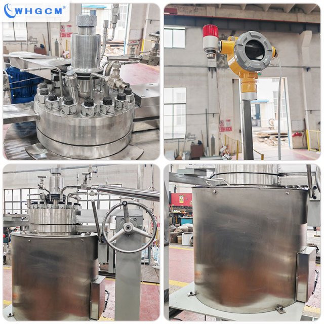 WHGCM New Hot Sell 10L High Pressure Stainless Steel Hydrogenation Reactor with Magnetic Sealing Coupler