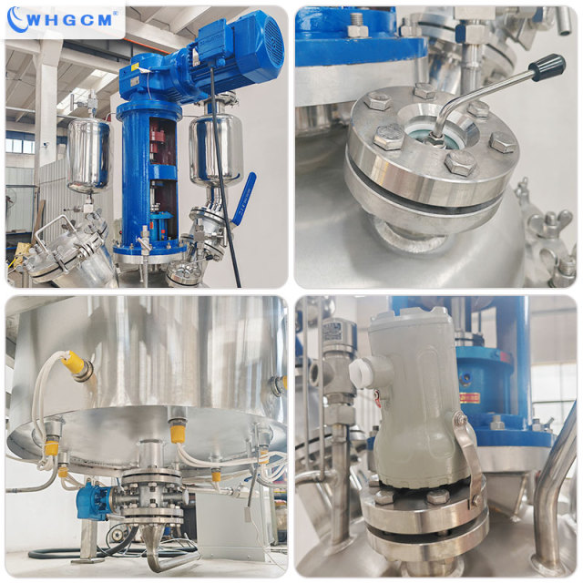 ASME CE EAC ISO Certified 150L Stainless Steel SS316L Thermal oil bath Electric Heating Pressure Tank Reactor With Mechanical sealed coupler