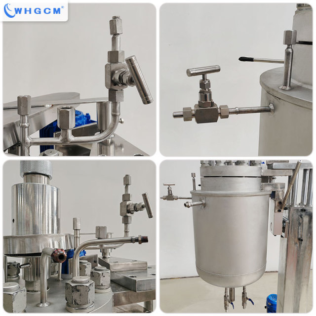 WHGCM 20L High Pressure High-low Temperature Stainless Steel Laboratory Reactor with Electric Lifting Device for Chemical