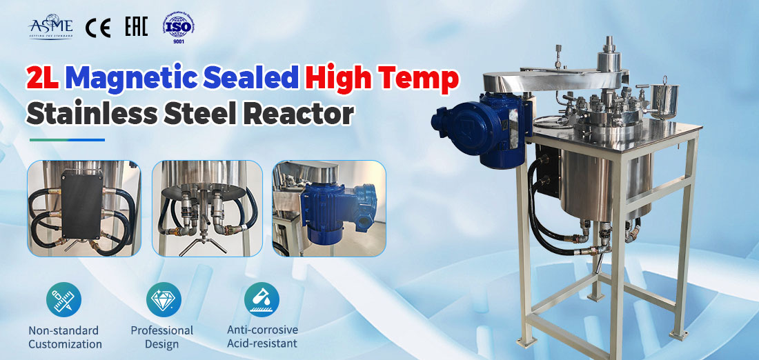 poster of the 2L Jacketed Electric Heating stainless steel S22053 Chemical Lab Reactor 