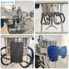 New ASME-U CE EAC 2L Jacketed Electric Heating stainless steel S22053 Chemical Lab Reactor with EX PID PLC Automatic Controller