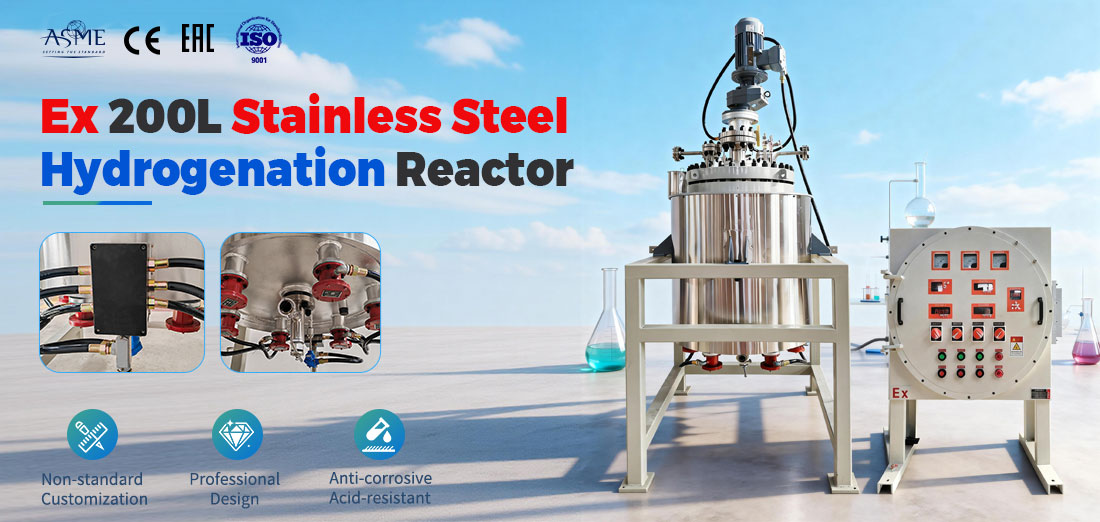 Poster of the 200L Stainless Steel Hydrogenation Pressure Vessel Reactor 