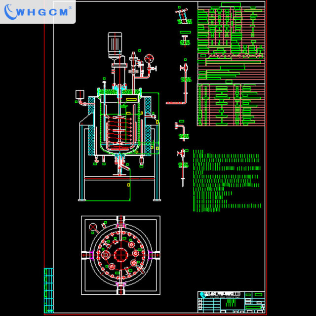 200L Stainless Steel Jacket Heating Hydrogenation Reactor ASME Certified Pressure Vessel with PLC PID Control for Pilot Scale