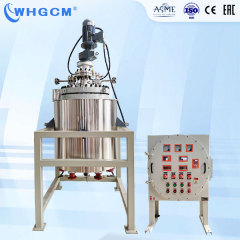 WHGCM NEW 200L Stainless Steel Hydrogenation Pressure Vessel Reactor ASME Certified with PLC PID Control for Pilot Plant