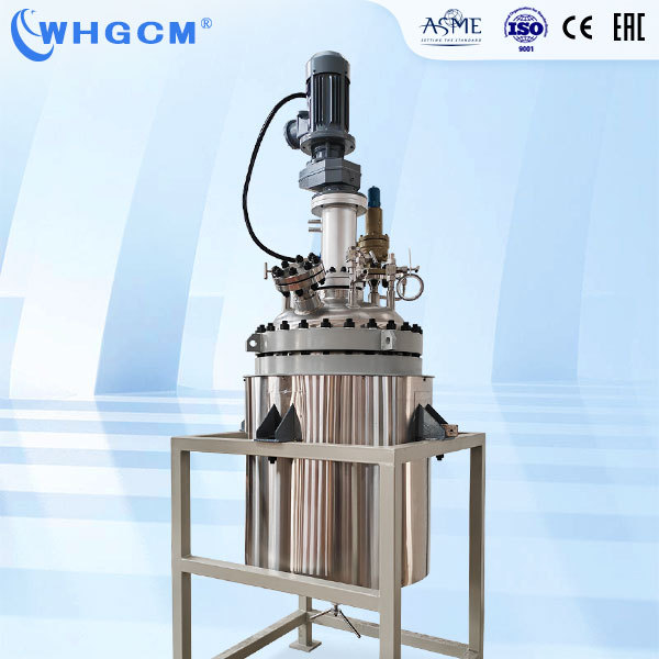 Powerful Manufacturer 200L Stainless Steel 316L Reactor for Hydrogenation Client Customized Design ASME CE EAC ISO Certified Smart PID PLC Jacketed System