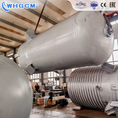 Top Quality 25000L Stainless Steel Chemical Reactor CE EAC ASME Certified Triple Inclined Propeller for Bio and Resin Industry