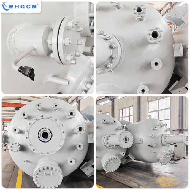 Top Quality 25000L Stainless Steel Chemical Reactor CE EAC ASME Certified Triple Inclined Propeller for Bio and Resin Industry