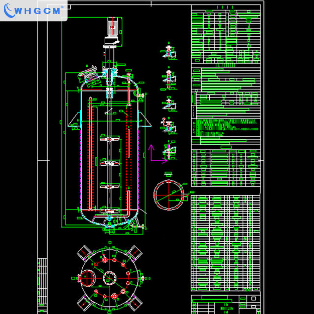 EAC 40000L High Efficiency Mixing Reactor Stainless Steel Pressure Reactor Electric Heating Magnetic Seal for Chemical Equipment