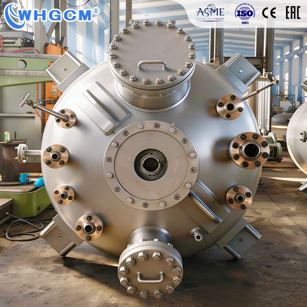 Large Scale 5000L Batch Hydrogenation Reactor in 316L Stainless Steel With Magnetic Sealing Technology for Safe Operation