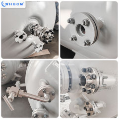 WHGCM 5000L Stainless Steel High Pressure Industrial Reactor With Magnetic Seal and Triple Impellers for Raney Nickel Catalyst