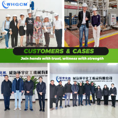 WHGCM 5000L Stainless Steel High Pressure Industrial Reactor With Magnetic Seal and Triple Impellers for Raney Nickel Catalyst