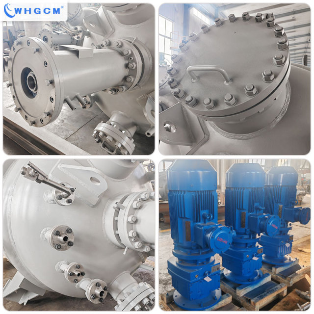 Top Quality 6000L SS316L Clad Plate Batch Catalytic Reactor Featuring Self Priming Mixer and Magnetic Drive for Resin Synthesis
