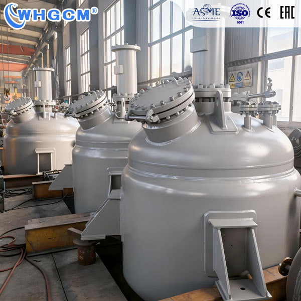 5000L Stainless Steel Pressure Tank for Hydrogen Reactor Applications Equipped With Magnetic Coupling and Multi Layer Impellers