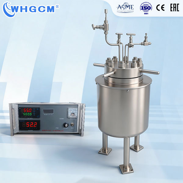 WHGCM 2L S30408 Stainless Steel High Pressure Autoclave High Temperature Reactor 500°C 20MPa PID Controlled Lab Equipment