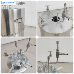 WHGCM 2L S30408 Stainless Steel High Temperature High Pressure Lab Reactor Autoclave with PID Controller Max 500°C 20MPa