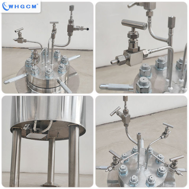 WHGCM 2L S30408 Stainless Steel High Pressure Autoclave High Temperature Reactor 500°C 20MPa PID Controlled Lab Equipment