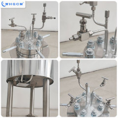 High Quality 2L S30408 Stainless Steel High Pressure High Temp Lab Reactor Equipped with PID Controller for Chemical Synthesis