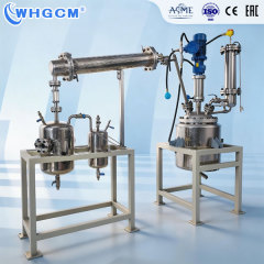 ASME CE EAC Certified Factory Price 50L Stainless Steel Chemical Reactor Jacketed Heating Magnetic Seal for Distillation & Synthesis