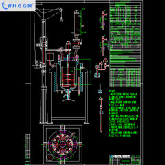 50L High Pressure Stainless Steel Hydrogenation Reactor with Explosion Proof Magnetic Coupling Seal for Chemical Synthesis