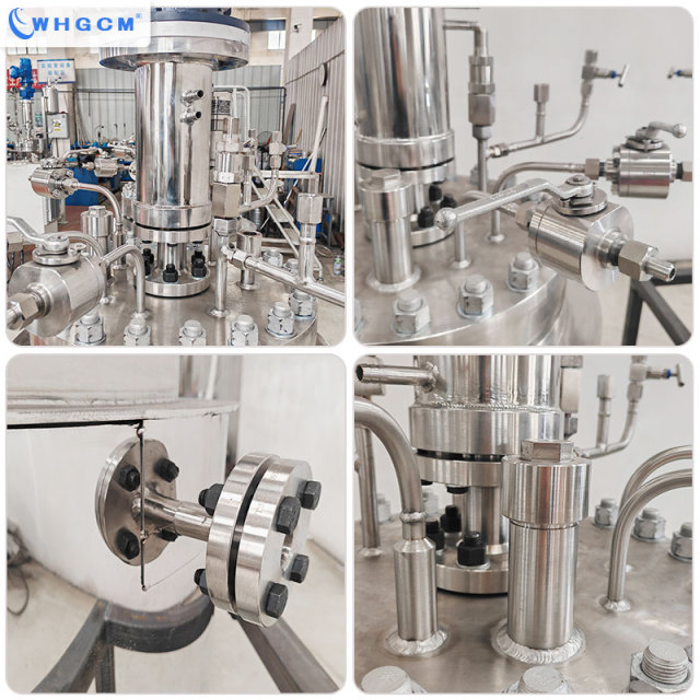 ASME CE EAC Certified 50L Stainless Steel Jacketed Reactor With Magnetic Coupling for High Temperature Biomass Reaction