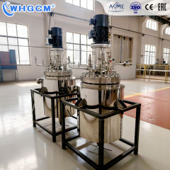 ASME CE EAC Certified 50L Stainless Steel Jacketed Reactor With Magnetic Coupling for High Temperature Biomass Reaction