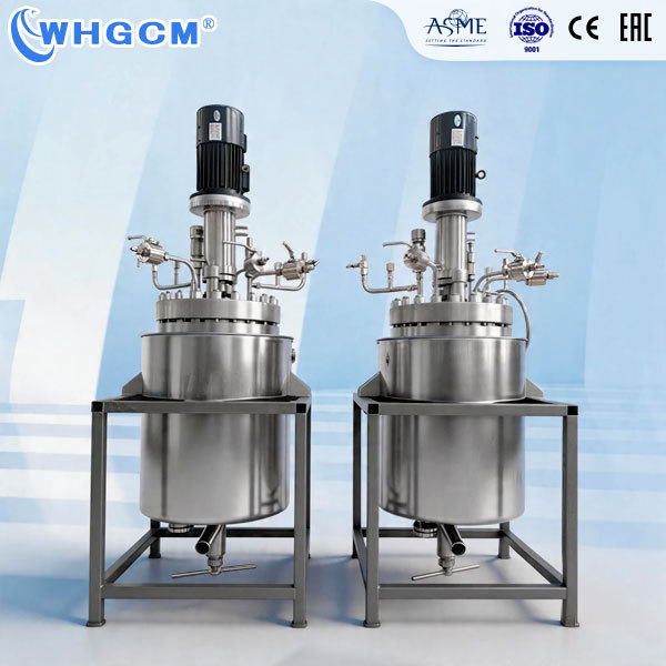 50L Corrosion Resistant Reactor With S30408 Jacket and S31603 Inner for Biomass Media With External Circulation Heating