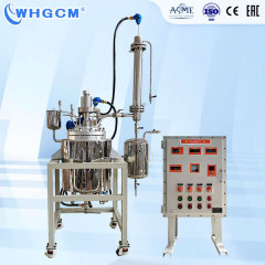 Customizable 50L Chemical Reactor Jacketed Design S31603 Magnetic Seal Anchor Propeller Stirring Vacuum Reaction Kettle for R&D Small Batch Production