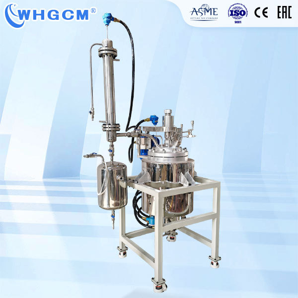 Factory Direct 50L Jacketed Reaction Vessel S31603 Material Magnetic Sealed Vacuum Reactor External Heating for Chemical