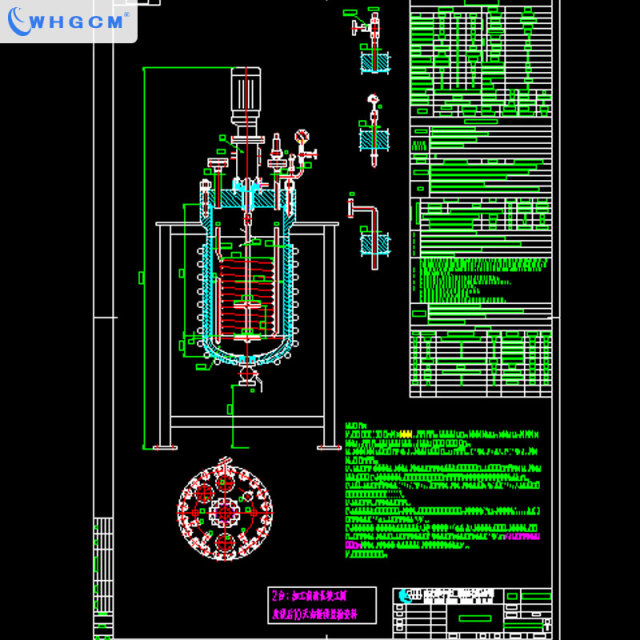 Factory Price 200L High Pressure Electromagnetic Heating Reactor with Magnetic Seal & Clad Plate Vessel for Wet Metallurgy