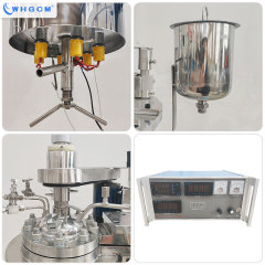 WHGCM 5L Stainless Steel High-pressure Thermal Oil Bath Electric Heating Lab Reactor with Motor PID Control ASME Certified