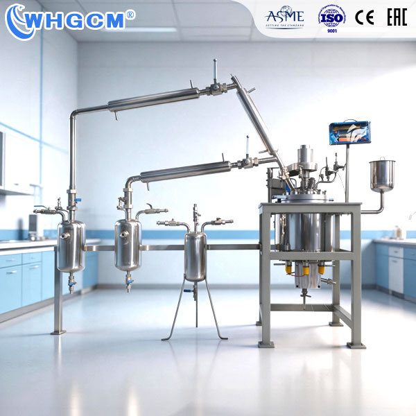 Factory Direct 8L Stainless Steel Esterification and Polyester Reactor with Magnetic Seal Coupling for Chemical Reaction