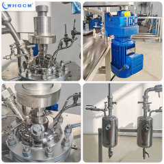 WHGCM ASME CE EAC Certified 8L Stainless Steel Reaction Kettle Esterification Reactor Magnetic Seal Coupler for Polycondensation