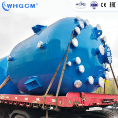 WHGCM NEW 18000L Anti-Corrosion Titanium Tank Reactor Automatic Pressure Vessel Design Pressure 0.09MPa for Pickling Liquor