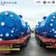 Industrial 18000L Titanium Lined Pressure Vessel Reactor with Motor for Ferric Chloride Etching Solution and Acid Storage Tank