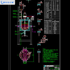 WHGCM ASME-U CE-PED EAC 25L Lab Chemical Jacket Stainless Steel Automatic Pressure Vessel Reactor with Explosion-proof Motor PID