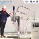 WHGCM ASME CE EAC 0.5L SS316L Magnetic Stirring Electric Heating Vacuum Distillation Reactor with Manual Lifting and PID Control