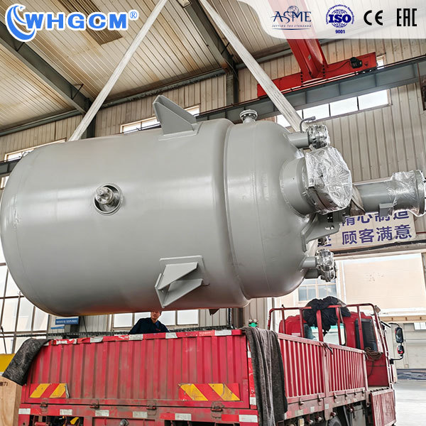 WHGCM 6500L Magnetic Seal Jacket Heating Hydrogenation Reactor With Explosion Proof Motor and PID PLC for Catalyst and Palm Oil