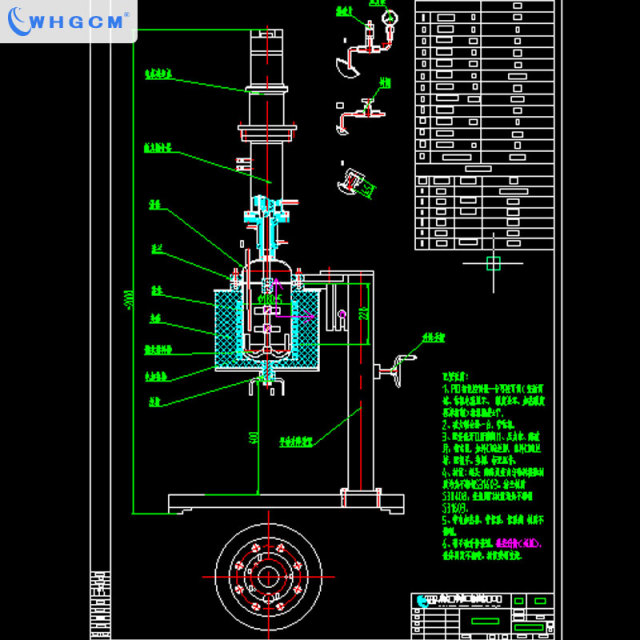 Customizable 5L 10L Stainless Steel 316L Lab Reactor Jacket Reactor ASME CE EAC Certified with Manual Lifting for Chemical Use