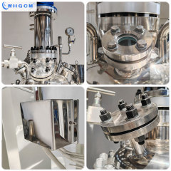 High Performance 50L 304 316L Stainless Steel Jacketed Pressure Magnetic Drive Sealed Reactor Customized Reaction Vessel