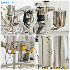 WHGCM Professional Lab Chemical Reaction Kettle Stainless Steel 0.1L-50L PID PLC Controlled Reactor with Electric Lifting Device