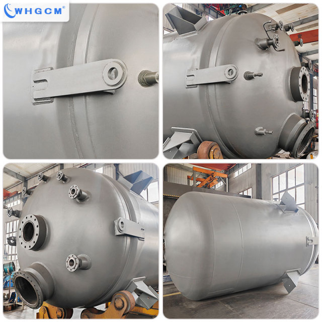 20000L Reactor Agitator Vessel Tank Reactor Corrosion Resistant SS316L+Q345R Clad Plate Pressure Vessel High Productivity