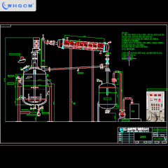 3000L Explosion Proof Stainless Steel Jacketed Distillation Reactor for Fine Chemical Production