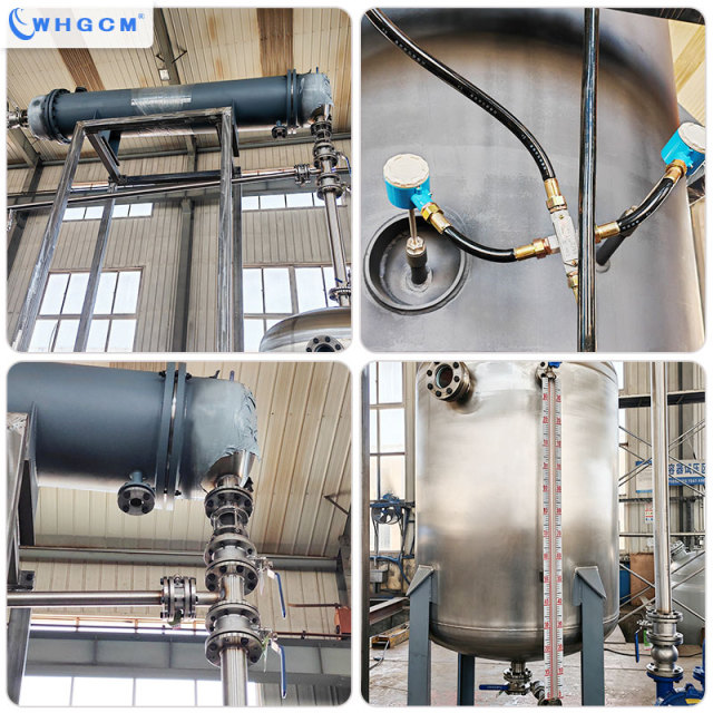 3000L Explosion Proof Stainless Steel Jacketed Distillation Reactor for Fine Chemical Production