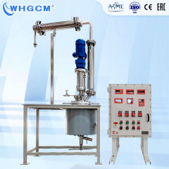 WHGCM 10L Stainless Steel Electric Heating Distillation Reactor with Explosion-proof PID Control Cabinet and Motor Reducer