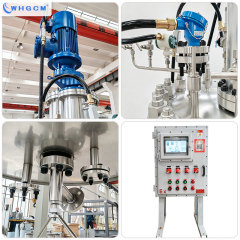 High Quality 200L High Pressure Reaction Tank C-276+S30408 Reactor With Magnetic Seal and PLC Touch Screen Control Cabinet