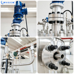 High Quality 200L High Pressure Reaction Tank C-276+S30408 Reactor With Magnetic Seal and PLC Touch Screen Control Cabinet